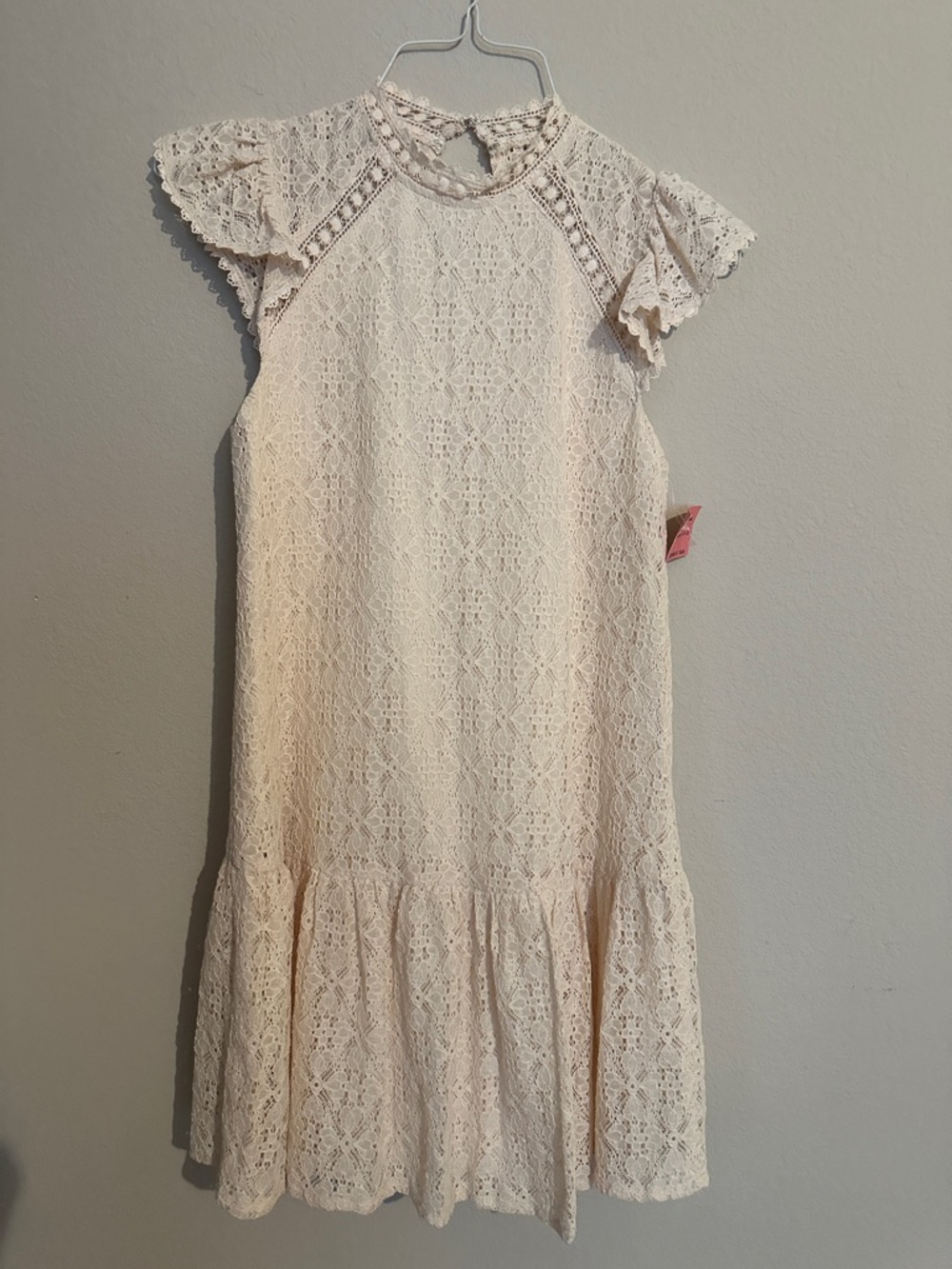 🌻Nwt betsey johnson cream dress size xs